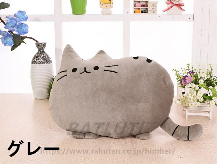 クッション シートクッション 猫型 滑り止め 椅子 可愛い シート 自家用 オフィス用 車用 学校 低反発 座布団 快適 床 メモリーコトン プレゼント ギフト 猫 猫柄 ケース かわいい [2]