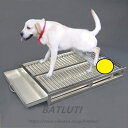 犬 トイレ、ステンレス鋼の犬のトイレ,ステンレススチールペットトレーニングトレイ, 屋内子犬トレーニングパッド,ペットトレーニング大容量防滴ノンスリップ