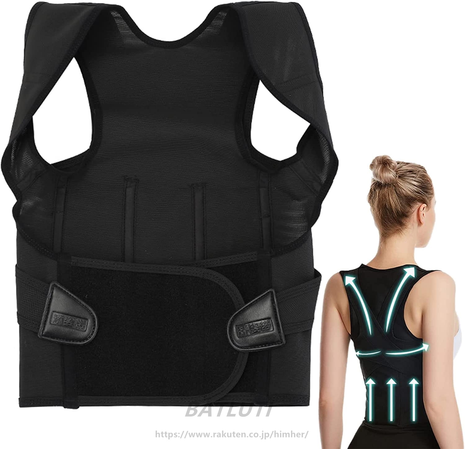 【2024年最新】猫背矯正ベルト瞬時猫背矯正 通気性拔群 自由調整 男女兼用 姿勢矯正 姿勢サポーター 姿..