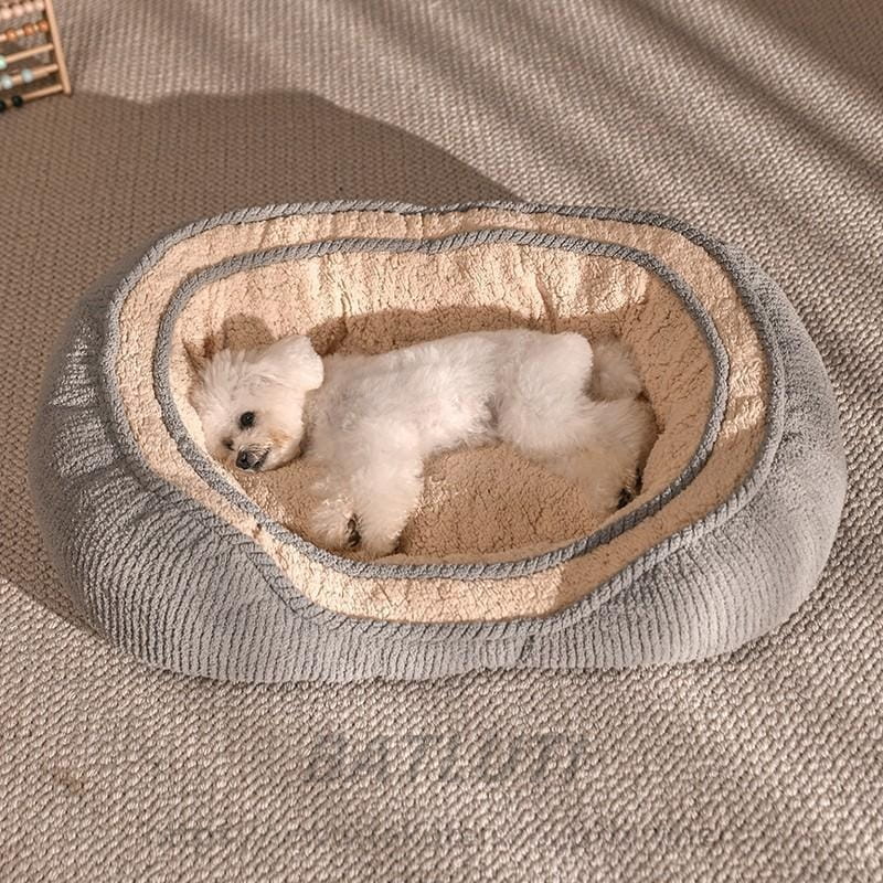 乐天商城 - 犬 ベッド 冬 洗える おしゃれ クッション ハウス マット 犬用ベッド 猫 ペット ベッド 小型 中型 暖かい ふわふわ 丈夫 滑り止め お昼寝 防寒 寒さ対策