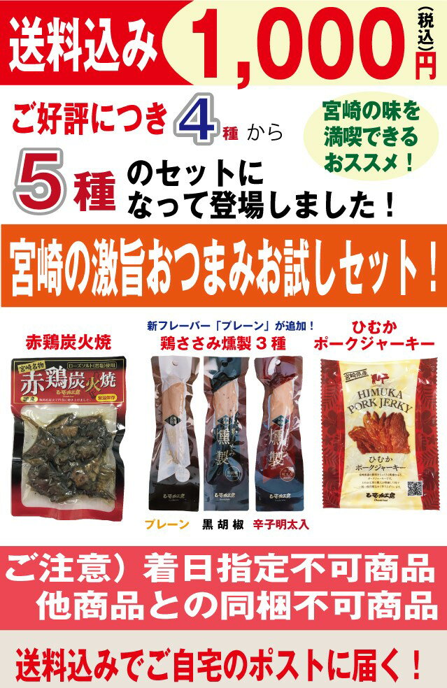 1000円ポッキリ 宮崎名物おつまみセット【送料込み】【メール便】【バレンタイン おつまみ チョコ代わり】【チョコ以外】【着日指定不可】【同梱不可】【家飲み おつまみ】【ふるさと】【お土産】【福袋】