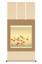 掛軸 掛け軸 花鳥画 秋飾り 紅葉 紅葉に小鳥 洛彩緞子本表装 尺五 田村竹世 桐箱 【2024年度新作】 h06-snk-kz5a7-207