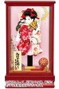 羽子板 吉徳大光 ケース飾り 金彩 8号 赤メタリックケース 【2025年度新作】 h061-ys-205206