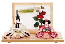 雛人形 ひな人形 雛 コンパクト 平飾り 親王飾り 恵翠作 紙音 小芥子親王 【2025年度新作】 h073-fz-4l11-hh-192
