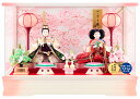 雛人形 コンパクト ひな人形 雛 ケース飾り 親王飾り 藤翁作 菜摘 小三五親王 金襴仕立 アクリルケース オルゴール付 【2025年度新作】 h073-fn-...