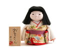 雛人形 幸一光 コンパクト ひな人形 雛 童人形 浮世人形 人形単品 和works お豆さん 白ちゃん 目入頭 正絹 【2025年度新作】 h073-koi-ww0c