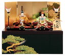 雛人形 久月 コンパクト ひな人形 雛 収納飾り 親王飾り 久月七代目当主監製 着付二世光匠 桃山雛 正絹有職 黄櫨染 京十二番親王 【2025年度新作】 h073-k-32sk-1