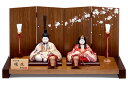 雛人形 真多呂 コンパクト ひな人形 雛 木目込人形飾り 平飾り 親王飾り 真多呂作 古今人形 瑞花セット 【2025年度新作】 h073-mt-1285