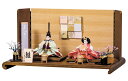 雛人形 平安豊久 ひな人形 平飾り 親王飾り ゆりあ 刺繍 小三五親王揃 【2025年度新作】 h073-mo-304319 HJ-059