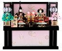 雛人形 コンパクト 収納飾り 平安義正 四君子 金彩刺繍 本花梨笏 【2025年度新作】 h313-kts-n31-4 雛 人形 コンパクト収納飾り 親王飾り ...