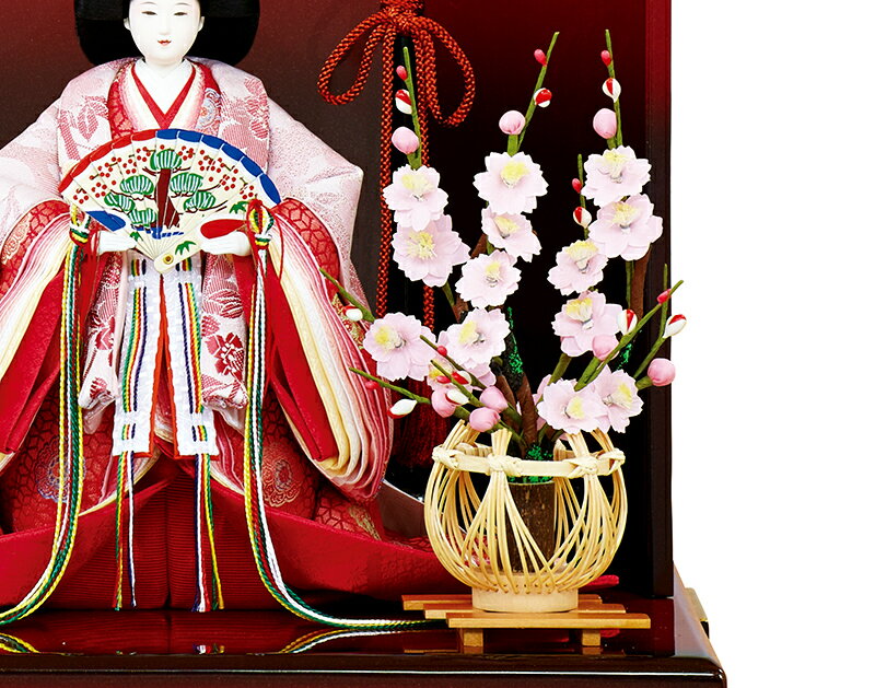 花ひいな 春彩 立姿雛 金駒刺繍 小三五親王