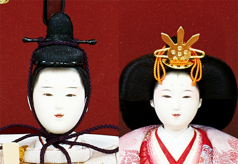 花ひいな 春彩 立姿雛 金駒刺繍 小三五親王