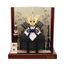 五月人形 コンパクト 兜平飾り 兜飾り 辰広作 本小札 正絹 紫糸縅 1/6 【2025年度新作】 h075-fz-6l21-hh-217