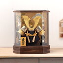 五月人形 コンパクト 兜飾り 兜ケース飾り 兜 六角アクリルケース 【2026年度新作】 075-aaa-k112-2 こどもの日