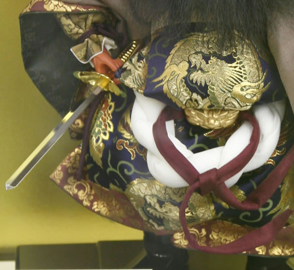 松崎太玄作 正絹衣裳 四寸鍾馗