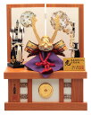 五月人形 久月 コンパクト 兜収納飾り 兜飾り 鈴木利光作 本金箔押 正絹赤糸縅 8号 【2025年度新作】 h075-k-11355 D-65