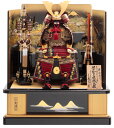 五月人形 久月 鎧平飾り 鎧飾り 高床飾り 中村宗光作 黒小札 正絹茜糸褄取縅 10号大鎧 鎌倉時代 【2025年度新作】 h075-k-29055