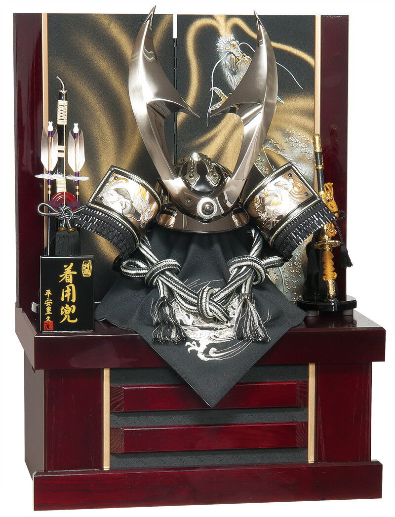 五月人形 コンパクト 豊久 着用 兜収納飾り 兜飾り 隼人 25号 【2026年度新作】 h075-mo-502849 GG-101