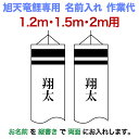 こいのぼり 旭天竜 鯉のぼり 1.2m・1.5m・2mセット用 名前1種 縦書き(両面) 旭天竜鯉のぼり専用 小 名前入れ作業代 【2025年度新作】 asah...