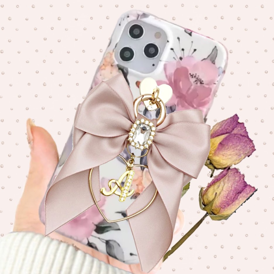 ルルリボン　ハート フープ　フラワーケース iphoneケース　オーダーメイド　iphone12 Pro　ProMax　X　Xs　XR　iphone11　iphone8　Plus　iphoneSE2　ケース　韓国　シンプル おしゃれ　かわいい　人気　リング　スマホケース　リボン　ソフト　耐衝撃【送料無料】