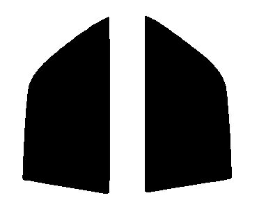 リヤーサイドガラスのみ　トヨタ　クラウン ハードトップ JZS151・JZS153・JZS155・JZS157・LS151・GS151 前期 カット済みカーフィルム　高透明・断熱フィルム