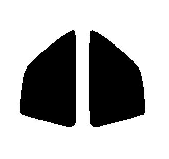 リヤーサイドガラスのみ　コルサ 3ドア EL51・EL53・EL55・NL50　カット済みカーフィルム　ハードコート　紫外線対策　日よけ　ハイパーブラック　ウルトラブラック　スーパーブラック　ダークスモーク 1% 3% 5% 13% 26%