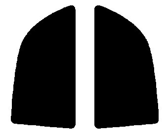 極厚フィルム　2層構造フィルム　スバル　ヴィヴィオ 3ドア はめ殺し　KK3・KK4　カット済みカーフィルム　ハードコート　リヤーセット　48ミクロン　UVカット　紫外線対策　日よけ　カットフィルム　スーパーブラック　ダークスモーク　車検対応