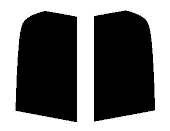 2層構造フィルム　リヤーサイドガラスのみ　スズキ　アルト 5ドア HA22S・HA23S・HA12V・HA12S カット済みカーフィルム　ハードコート　38ミクロン　日よけ　カットフィルム　スーパーブラック　ダークスモーク　車検対応