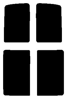 リヤーサイドガラスのみ　スズキ　エブリー　エブリィ DE51V・DF51Vカット済みカーフィルム　高透明・断熱フィルム