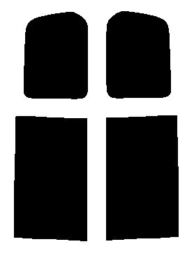 2層構造フィルム　リヤーサイドガラスのみ　スズキ　ランディ SC25　カット済みカーフィルム　ハードコート　38ミクロン　UVカット　紫外線対策　日よけ　カットフィルム　スーパーブラック　ダークスモーク　車検対応