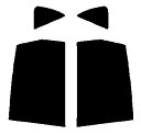 リヤサイドガラスのみ ダイハツ ムーブ ムーヴ L17# L18# カット済みカーフィルム ハードコート 紫外線対策 日よけ ハイパーブラック ウルトラブラック スーパーブラック ダークスモーク 1% 3% 5% 13% 26%