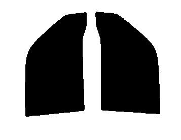 GHOST(ゴースト) オーロラ80　運転席・助手席　　ハイゼットトラック　S201P・S211Pカット済みカーフィルム　UVカット　99％　紫外線対策　断熱　IR効果　遮熱効果