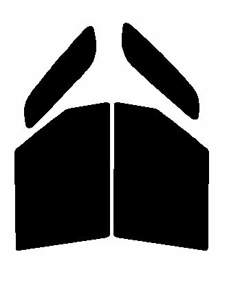 2層構造フィルム　運転席、助手席　スズキ　パレット　MK21S　カット済みカーフィルム　ハードコート　38ミクロン　UVカット　紫外線対策　日よけ　カットフィルム　スーパーブラック　ダークスモーク