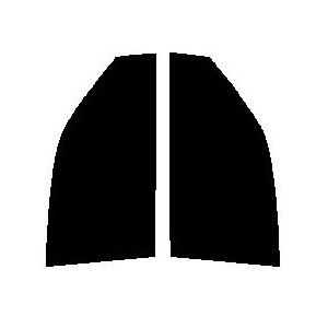 運転席、助手席　ミニカ　H21A・H22A・H26A・H27A　3ドア　カット済みカーフィルム　ハードコート　紫外線対策　日よけ　ハイパーブラック　ウルトラブラック　スーパーブラック　ダークスモーク 1% 3% 5% 13% 26%