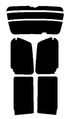 リヤーセット　ラグレイト RL1カット済みカーフィルム　ハードコート　UVカット　紫外線99カット