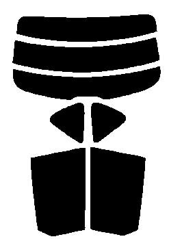 リヤーセット　アクセラスポーツ BK5P・BK3P・BKEPカット済みカーフィルム　ハードコート　UVカット　紫外線99カット