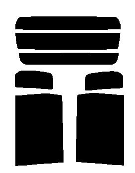 2層構造フィルム　ミツビシ　 eKワゴン　H81W　カット済みカーフィルム　ハードコート　リヤーセット　38ミクロン 簡単ハードコート　日よけ　カットフィルム　スーパーブラック　ダークスモーク　車検対応