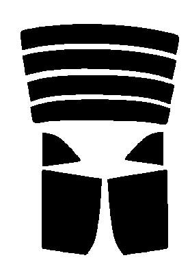 2層構造フィルム　ミツビシ　ミラージュ 4ドア CK1A・CK2A・CK6A・CK8A・CM2A・CM5A　カット済みカーフィルム　ハードコート　リヤーセット　38ミクロン 簡単ハードコート　UVカット　紫外線対策　日よけ　カットフィルム　スーパーブラック　ダークスモーク　車検対応