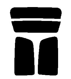 リヤーガラス、サイドガラス、別色指定可能2層構造フィルム　スズキ　Kei　（ケイ）　HN11S・HN12S・HN21S・HN22S　3ドア　カット済みカーフィルム　リヤーセット　38ミクロン 簡単ハードコート UVカット 紫外線対策 日よけ スーパーブラック ダークスモーク　車検対応