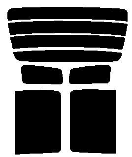 極厚フィルム　2層構造フィルム　スズキ　ワゴンR ワイド MA61S・MB61S カット済みカーフィルム　ハードコート　リヤーセット　48ミクロン　UVカット　紫外線対策　日よけ　カットフィルム　スーパーブラック　ダークスモーク　車検対応