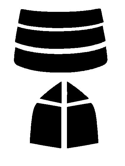 2層構造フィルム　トヨタ　アルテッツァ　SXE10・GXE10　カット済みカーフィルム　リヤーセット　38ミクロン　槌屋ヤック 簡単ハードコート　UVカット　紫外線対策　日よけ　カットフィルム　スーパーブラック　ダークスモーク　車検対応