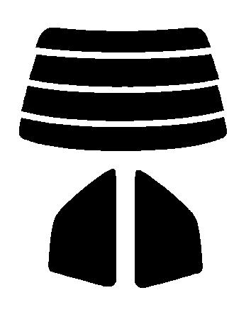 リヤーガラス、サイドガラス、別色指定可能2層構造フィルム　トヨタ　コルサ　EL51・EL53・EL55・NL50　3ドア　カット済みカーフィルム　リヤーセット　38ミクロン 簡単ハードコート　UVカット　紫外線対策　日よけ　スーパーブラック　ダークスモーク　車検対応