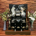 五月人形 兜 モダン【 平飾り 着用兜 上杉謙信 90cm屏風】 おしゃれ 兜飾り 着用 兜 大きな兜 かぶと5月人形 兜 25号 国産木材