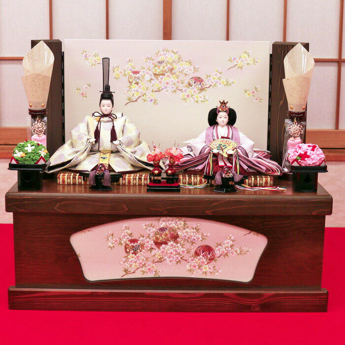【 高級感 ひな人形 】【 収納飾り こはね雛】 雛様 お雛さん ひなさま ひな様 おしゃれ インテリア 親王飾り 親王 平飾り 収納飾り 収納 雛人形 【送料無料】人気 人気な 購入 販売 初節句 国産木材