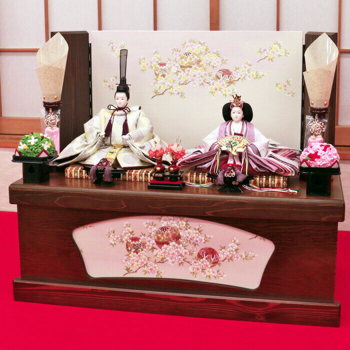 【 高級感 ひな人形 】【 収納飾り こはね雛】 雛様 お雛さん ひなさま ひな様 おしゃれ インテリア 親王飾り 親王 平飾り 収納飾り 収納 雛人形 【送料無料】人気 人気な 購入 販売 初節句 国産木材