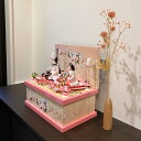 コンパクト モダン【 おしゃれな 人気 小瑚(ここ)雛】 ひな人形 雛人形 可愛い おしゃれ インテリア 収納飾り収納式 収納タイプ 親王飾り 綺麗 きれい 【...