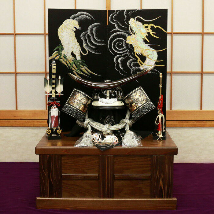 五月人形 収納飾り おしゃれ【 兜飾り 着用 収納 伊達政宗 12,0 】5月人形 モダン インテリア 着用兜飾り 着用収納兜飾り 収納着用兜 かぶと5月人形 兜 25号 国産木材 - Image 2