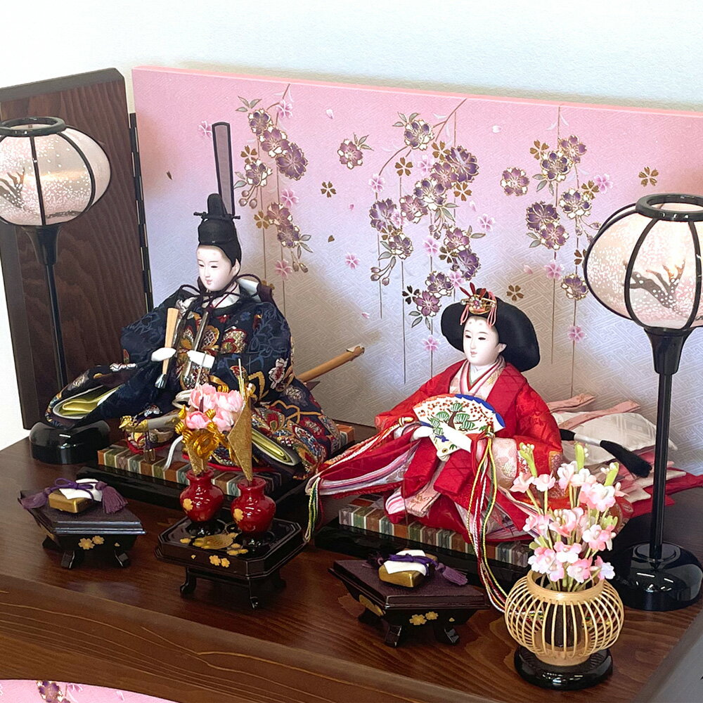 雛人形 コンパクト モダン 楓（ふう）雛 おしゃれ インテリア 親王 親王飾り 収納飾り ひな人形 お雛様 お雛さま おひな様 おひなさま 送料無料 雛人形 二人 国産木材