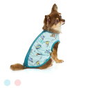 \ マラソン期間全品5倍 /【 ブルー / ピンク 】LIFELIKE ライフライク ジュラシック マリンタンク 4号 犬服 犬 服 背中開き 夏服 背開き 犬...