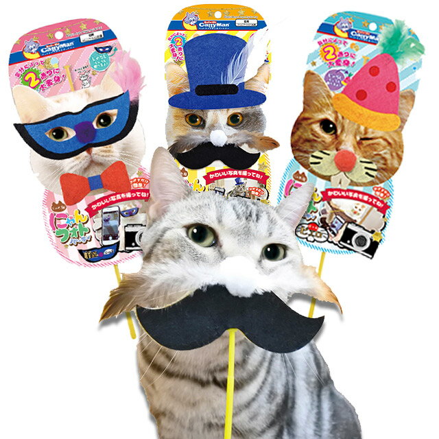 【楽天スーパーSALE】ドギーマン じゃれ猫 にゃんフォトパーティ 怪盗にゃんズ　（猫 おもちゃ ハロウィン）